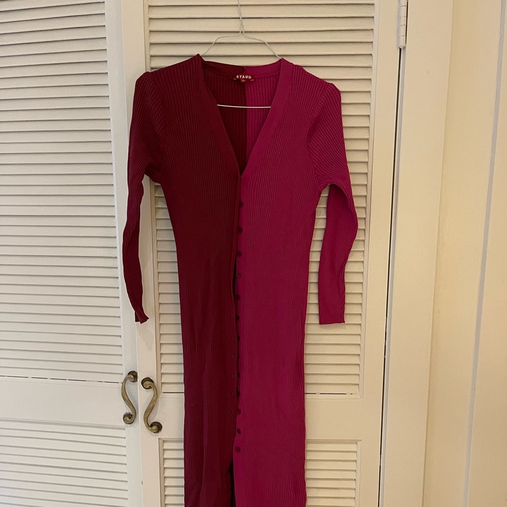 Staud XL sweater dress